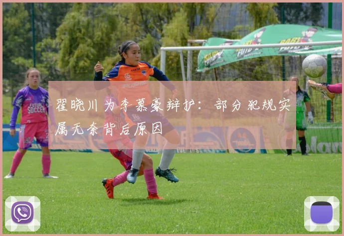 翟晓川为李慕豪辩护：部分犯规实属无奈背后原因
